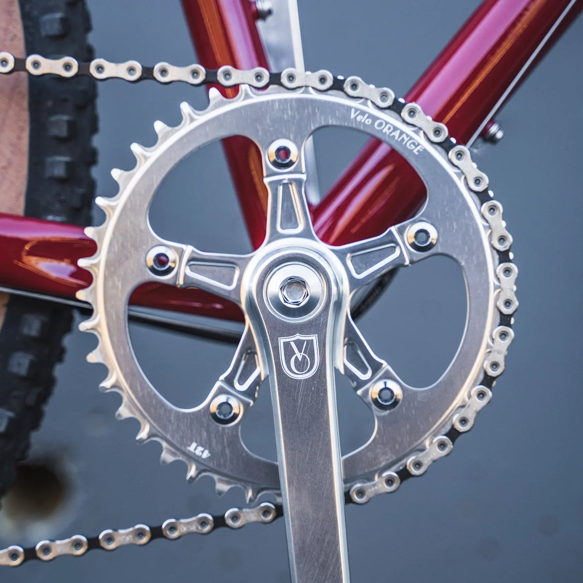 Velo Orange Single Ring Crankset Narrow-Wide - Simple Bike Store