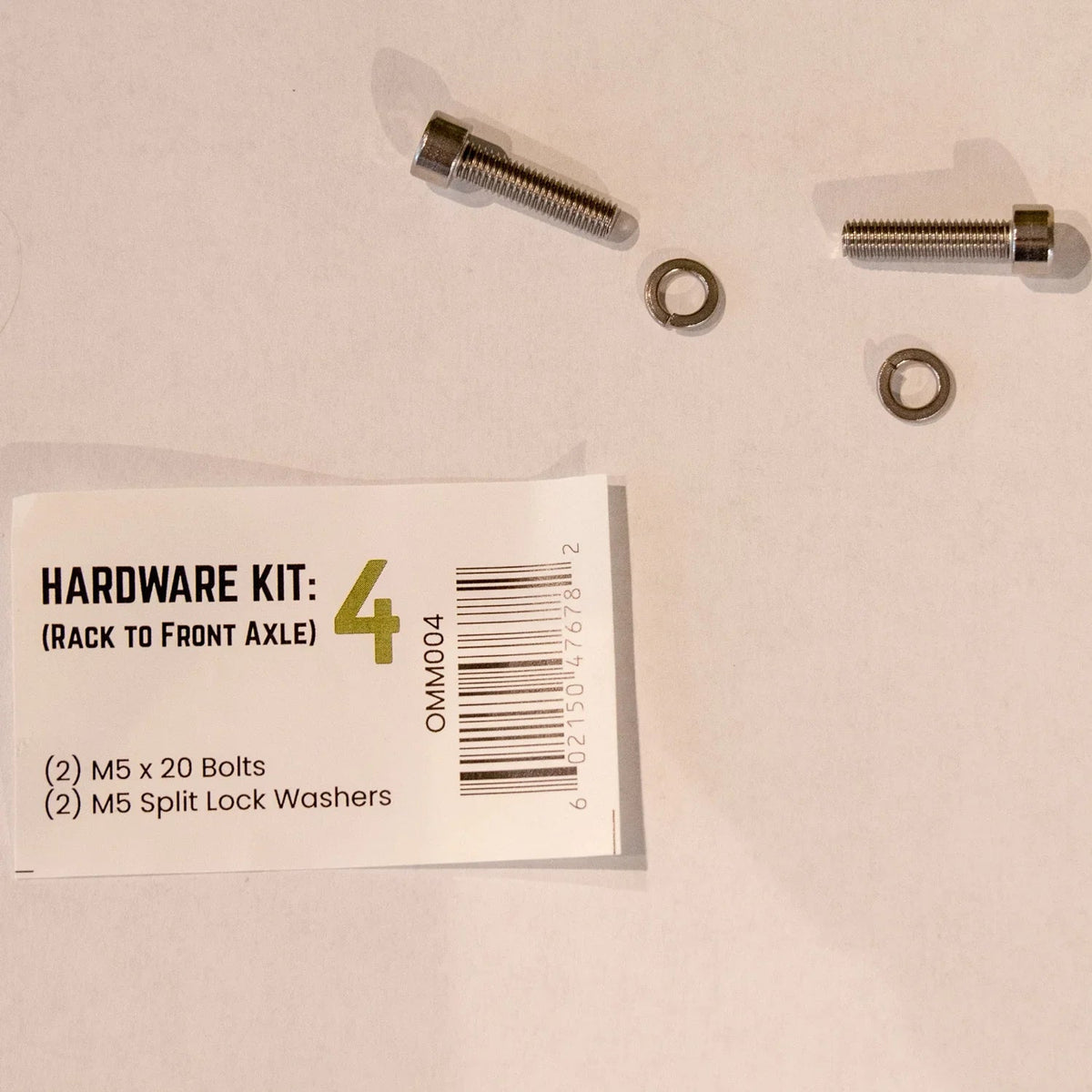 Old Man Mountain Front Axle Hardware - Simple Bike Store