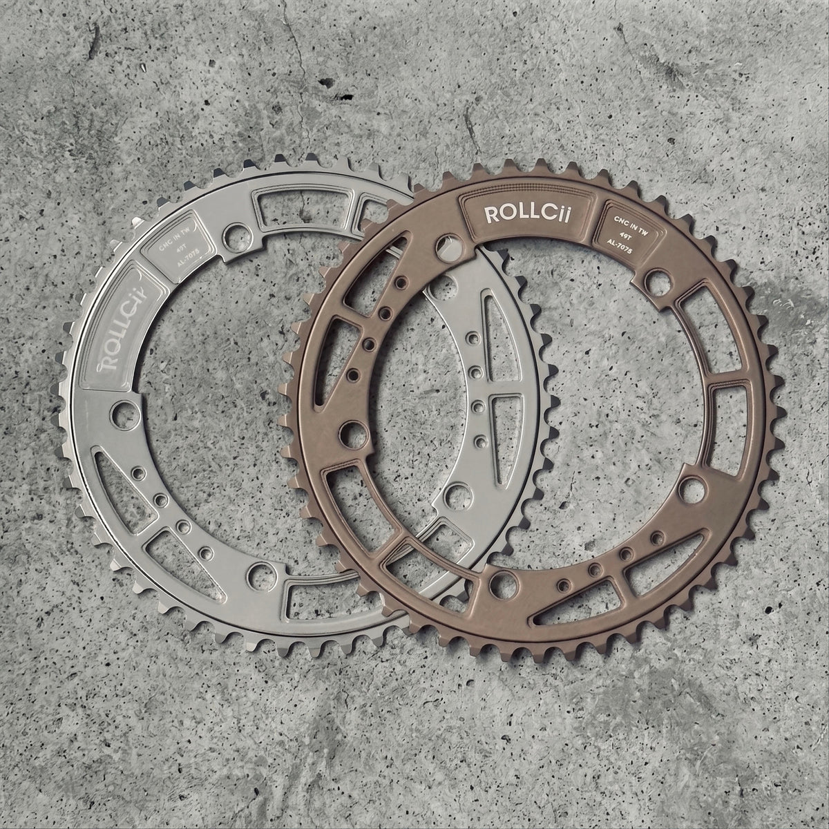 Veloci ROLLCii Rocker Track Chainring BCD144